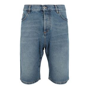 Cross Stonewash Denim Shorts